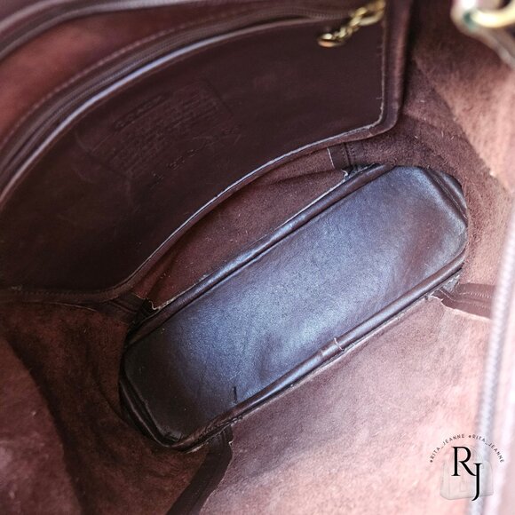 Coach Vintage - Soho Erickson Bucket Bag 4169, Mahogany - United States 1990s - Picture 14 of 16